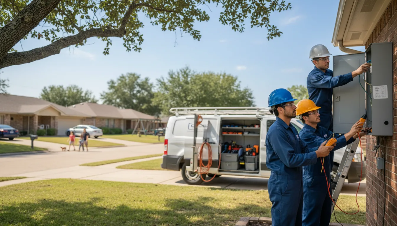 Certified electrician providing emergency electrical services in Fredericksburg, PA